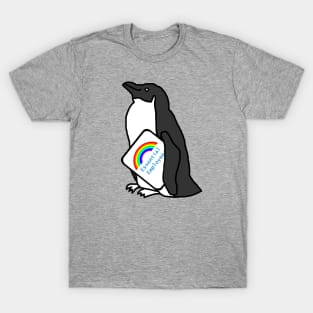 Essential Employee Rainbow and Penguin T-Shirt